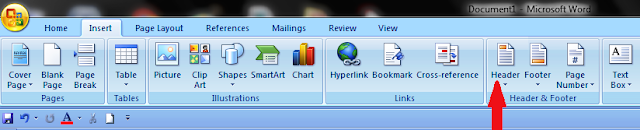 What is Header and Using Header in Ms Word