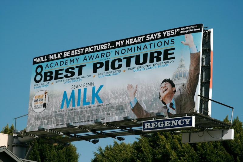 Milk Best Picture film billboard