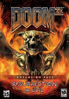 Doom 3 Resurrection of Evil pc dvd front cover