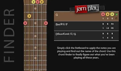 Website Jamplay Chord Finder