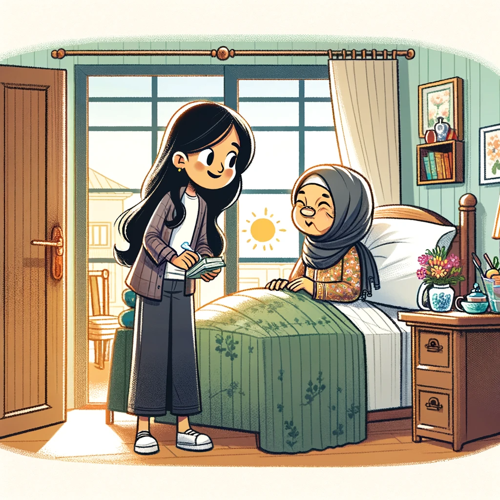 قصص اطفال مصورة ومكتوبة: قصة مريم ومساعدة الاخرين للاطفال قبل النوم