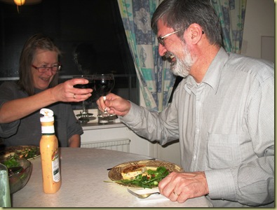 Anna and Renny at Dinner in Mariestad