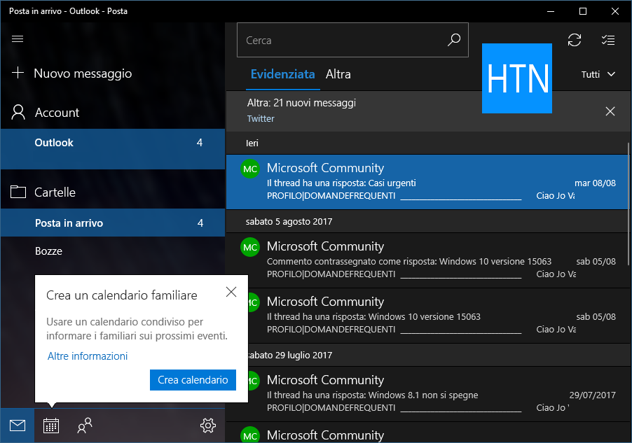 Aggiornamento-Posta-Calendario-Windows-10