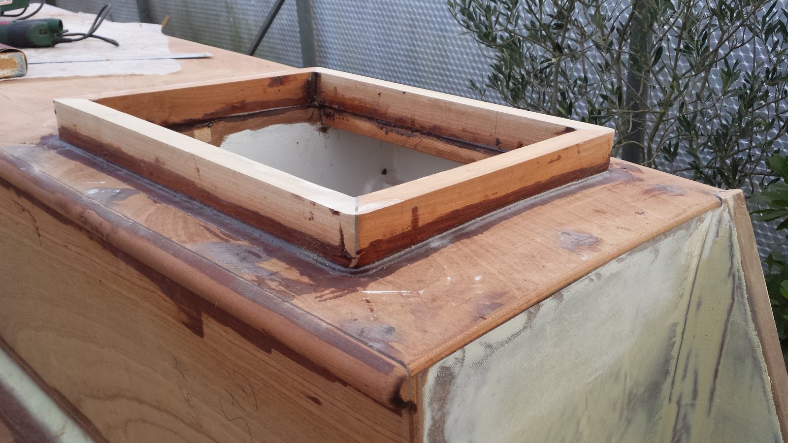 Wooden Boat Building Blog: Stowage Hatch Coaming