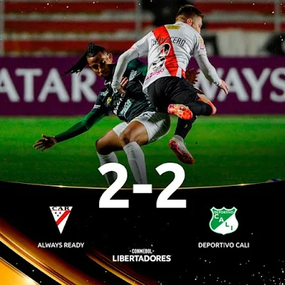 Always REady 2 - 2 Deportivo Cali