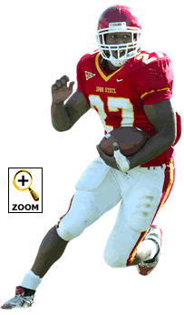 Iowa State University Football Player Stevie Hicks