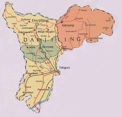 Darjeeling Map