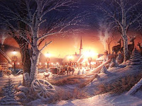 Christmas Scene Wallpaper