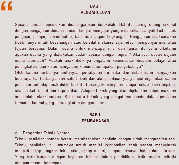 Contoh Makalah E   valuasi Pendidikan 2014 | Kumpulan Contoh Surat dan ...