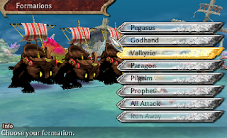 The party battles the Bonesnapper, a boss in The Legend of Legacy.