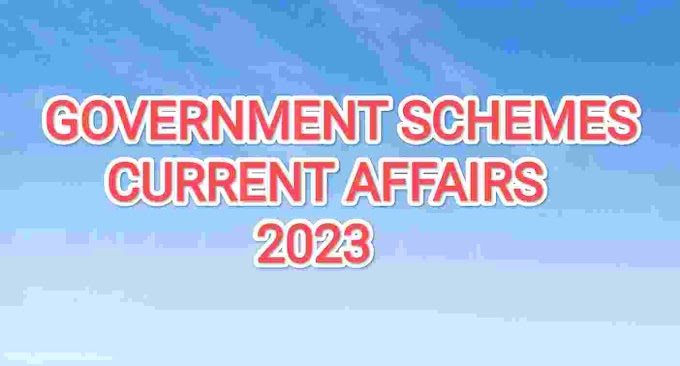 Government Schemes Current Affairs 2023 PDF Download