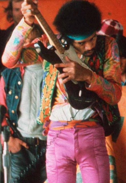 Fotografías de Jimi Hendrix en su último concierto