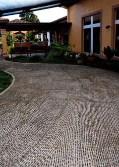 Pebble Walkway