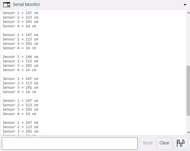  adalah salah satu sensor yang   berfungsi untuk mengukur jarak antara sensor dengan benda Menggunakan Banyak Sensor Ultrasonik HC-SR04 dengan Arduino