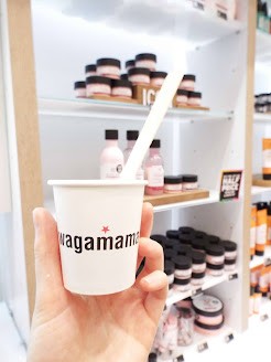 Little pots of Wagamama vegan food bites at the blogger's event.