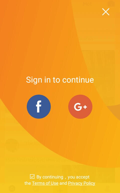 silahkan mendaftar atau membuat akun dengan cara memilih ikon "Profile" yang berada di pojok kanan bawah dan pilih masuk menggunakan Facebook ataupun Google dan ikuti langkah selanjutnya.