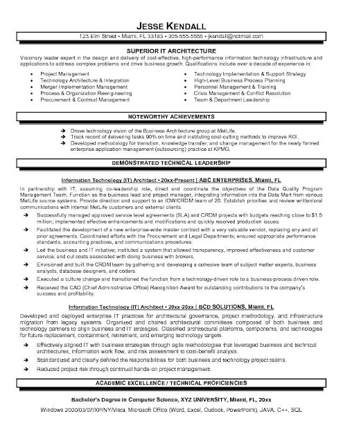 Architecture Resume Sample6