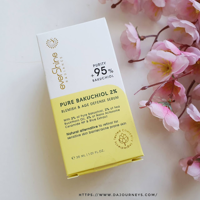 Review everShine Blemish & Age Defense with 2% Pure Bakuchiol Serum