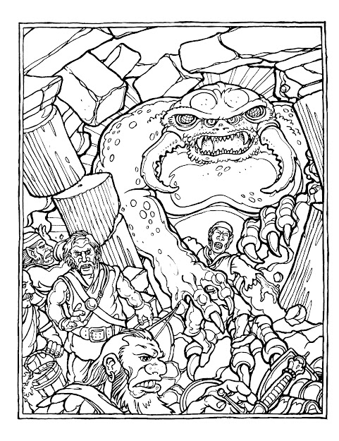 Dungeons And Dragons Colouring Pages