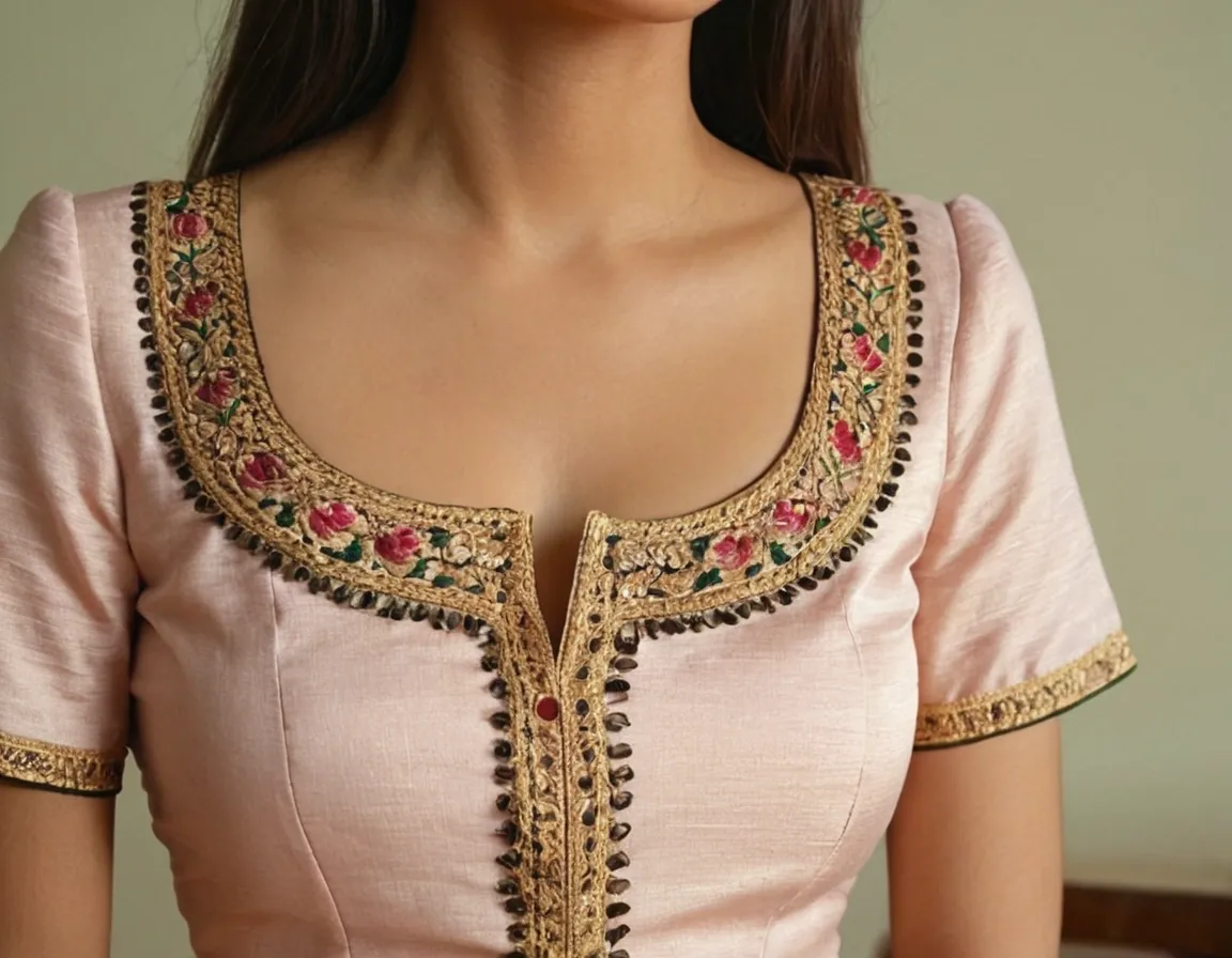 Blouse Neck Designs Front Side