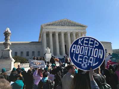 Keep Abortion Legal Protest March at the SCOTUS