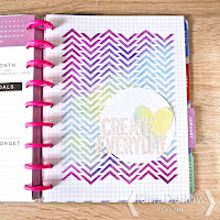 Kim Dellow decorated Happy Planner page DIY