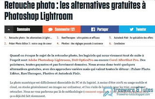 Les alternatives gratuites à Photoshop Lightroom 