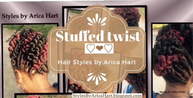 Stuffed twist, hairstyles for black women