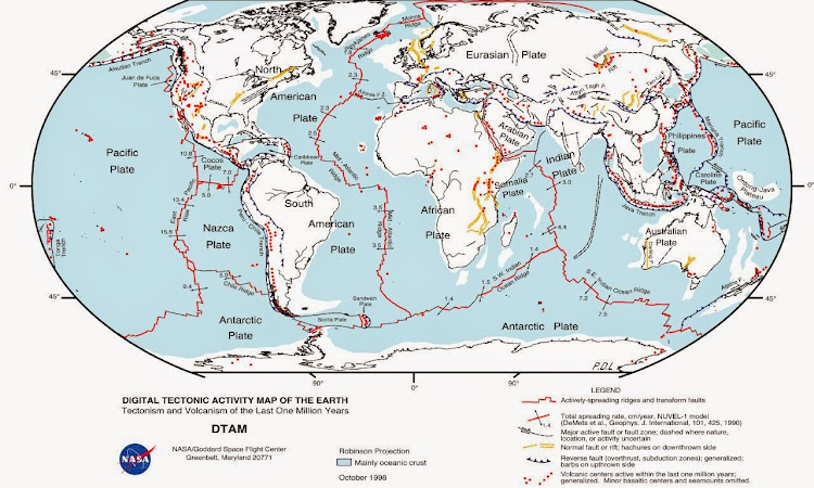 World Map of Fault Lines