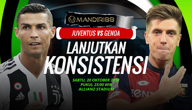 Prediksi Juventus Vs Genoa, Sabtu 20 Oktober 2018 Pukul 23.00 WIB