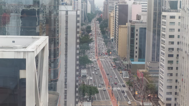 Vista do mirante do SESC