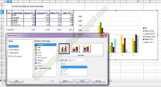 Insert Chart di LibreOffice Calc 4