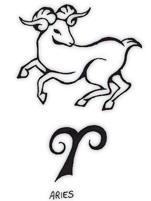 Aries Tattoo Symbol