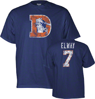 John Elway Denver Broncos Throwback T-Shirt