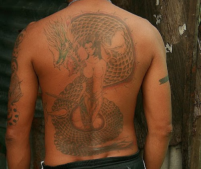 Unique Back Tattoo Art