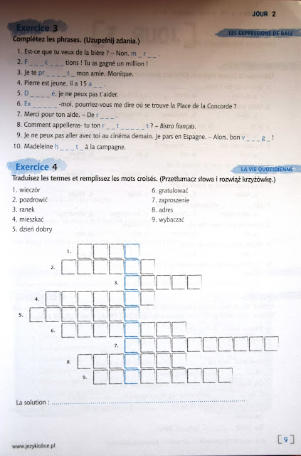 Recenzje #11 - "Francuski w 15 minut każdego dnia" - przykładowa strona 2 - Francuski przy kawie