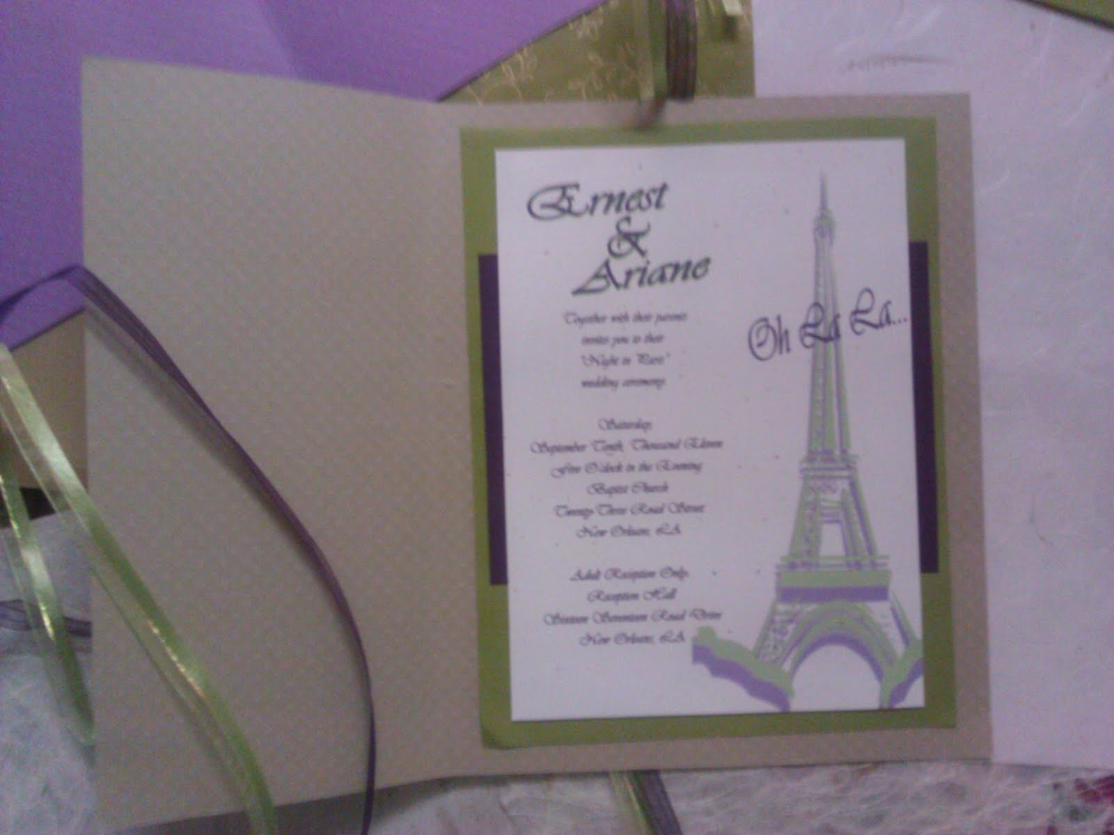 Paris Theme Wedding