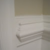 How To Put Up A Chair Rail : Designed To Dwell Tips For Installing Chair Rail Wainscoting - Since its development, the chair rail has morphed into a decorative trim molding move the tape measure to the left or right 36 inches, and measure up the wall to make an identical mark on the wall at 32 inches.