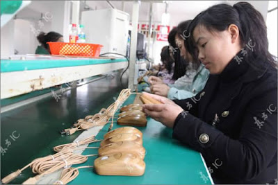 Keyboards and Mice Made with Bamboo in China - the New Rage in China