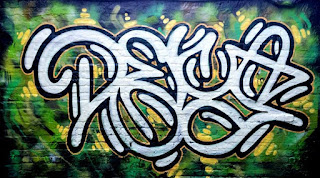 Graffiti Mural Letters by Bruxelles