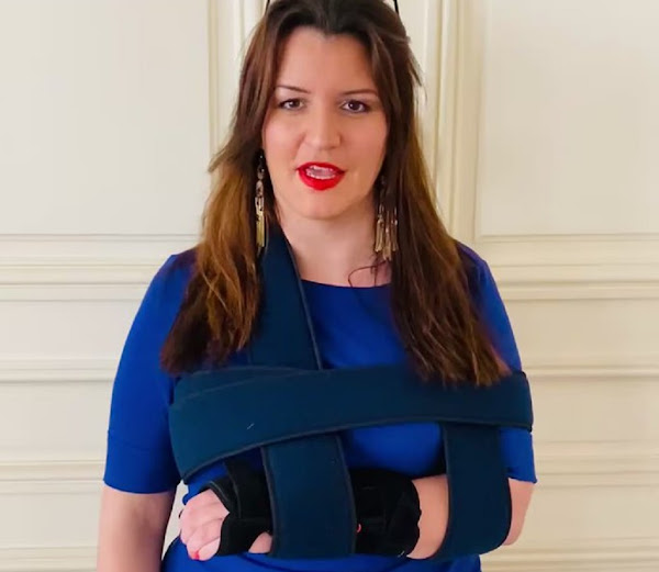 [VIDEO] « C'est pas simple Macronie ! » : Marlène Schiappa s'affiche sur Twitter avec le bras fracturé