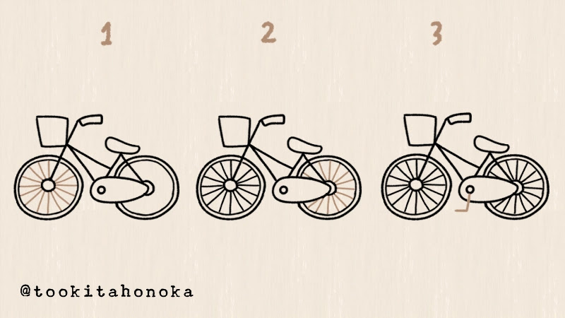 自転車のイラストの簡単かわいい描き方 手書き ボールペン 手帳用 How To Draw Easy Bicycle 遠北ほのかのイラストサイト 自転車のイラストの簡単かわいい描き方 手書き ボールペン 手帳用 How To Draw Easy Bicycle 遠北ほのかのイラストサイト