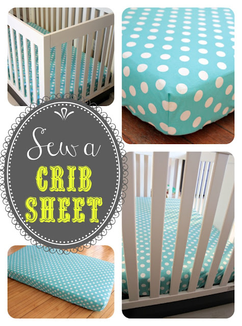 DIY fitted sheet for crib sewing