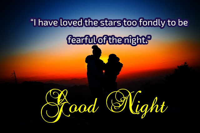 Good night quotes in English with images