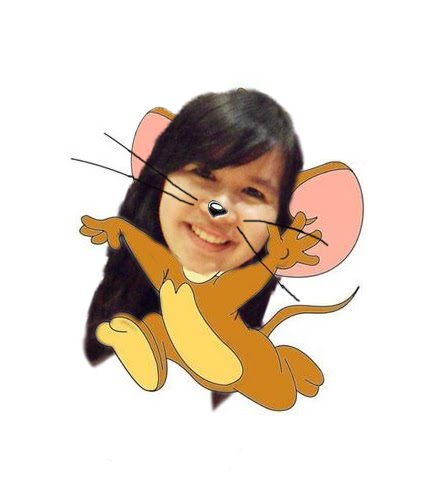 Joey Jerry the mouse this is because Joey is damn afraid of cat LOL
