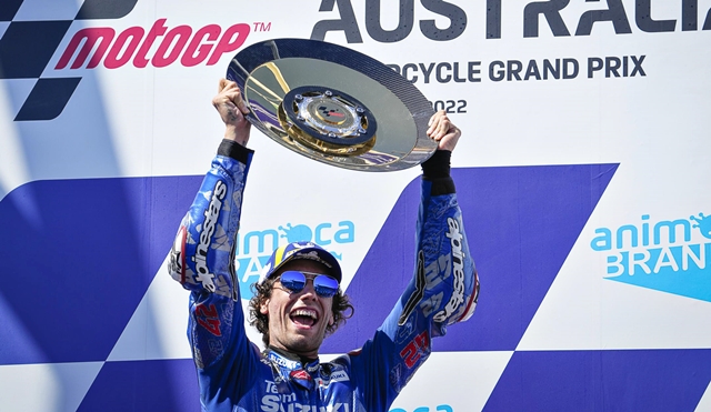 MOTOGP: Rins vence em Phillip Island e Bagnaia assume a ponta do campeonato