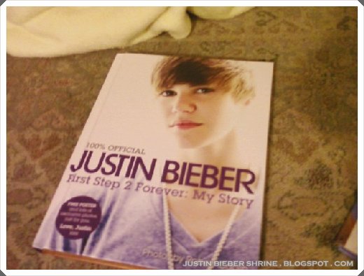 justin bieber book first step to forever. justin bieber book 6 First