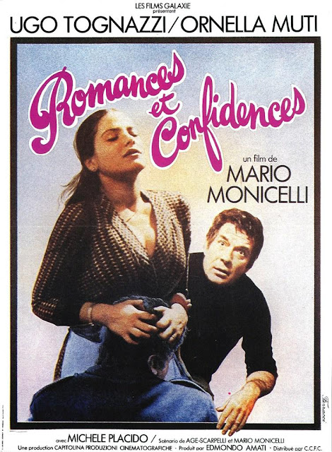 ROMANCES ET CONFIDENCES. Francia. Cartel: 120 x 160 cms. Diseño: René Ferracci. APASIONADA. Romanzo popolare. 1974. Italia. Dirección: Mario Monicelli. Reparto: Ugo Tognazzi, Ornella Muti, Michele Placido, Pippo Starnazza, Franco Mazzieri, Vincenzo Crocitti, Gaetano Cuomo, Gennaro Cuomo, Nicolina Papetti, Alvaro Vitali.