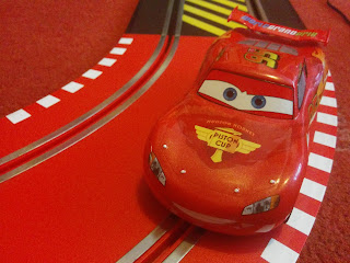 I rock at Scalextric just so you know