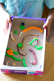 How to Make Play Dough and Cardboard Mazes- Such a great STEAM activity for kids of all ages (preschool + elementary!)